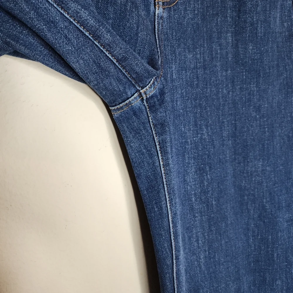Level 99 29 Tall Stretch Denim Icon Flare‎ Wideleg Medium Wash Jeans Size 29 (8)